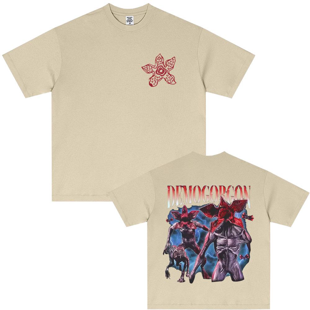 

Terror The Demogorgon Cannibal Flower Monster Graphic Tshirt Eddie Munson T Shirts Men Women Casual Vintage Oversized Tshirts M