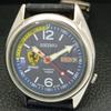 JAPAN VINTAGE SEIKO AUTOMATIC 7019A MENS FERRARI DIAL WATCH a700478-5