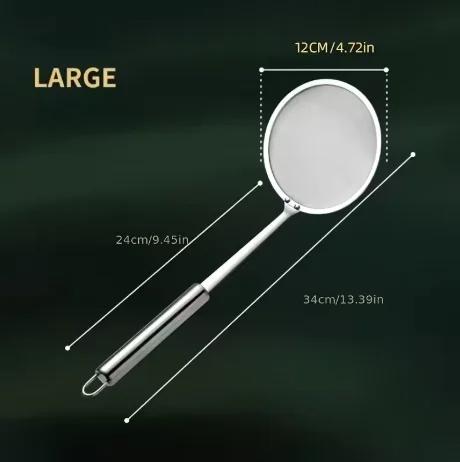 

304 Stainless Steel Fine Mesh Filter, Multi-Function Colander for Juice, Coffee, Tea, & Vegetables, Kitchen Accessories