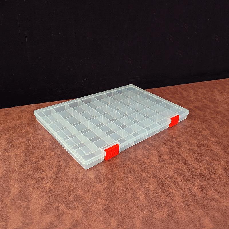 48-Compartment Transparent Storage Box for Accessories and Crafts