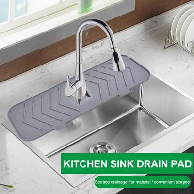 Abtropfmatte Umgebungsdesign Nicht leicht zu verschleißen Haushalt Für Küche Badezimmer Armatur Abtropfmatte Armatur Silikonmatte Schnappverschluss-Design
