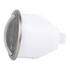 ABS Plastic Switch Button Stainless Steel Wiredrawing Panel Door Lock Accessory for Bathroom Motor Homes Dining Car