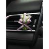 Niche Tulip Car Fragrance Diffuser Stone Flower High-End Light Fragrance Car Air Vent Decoration Ornament