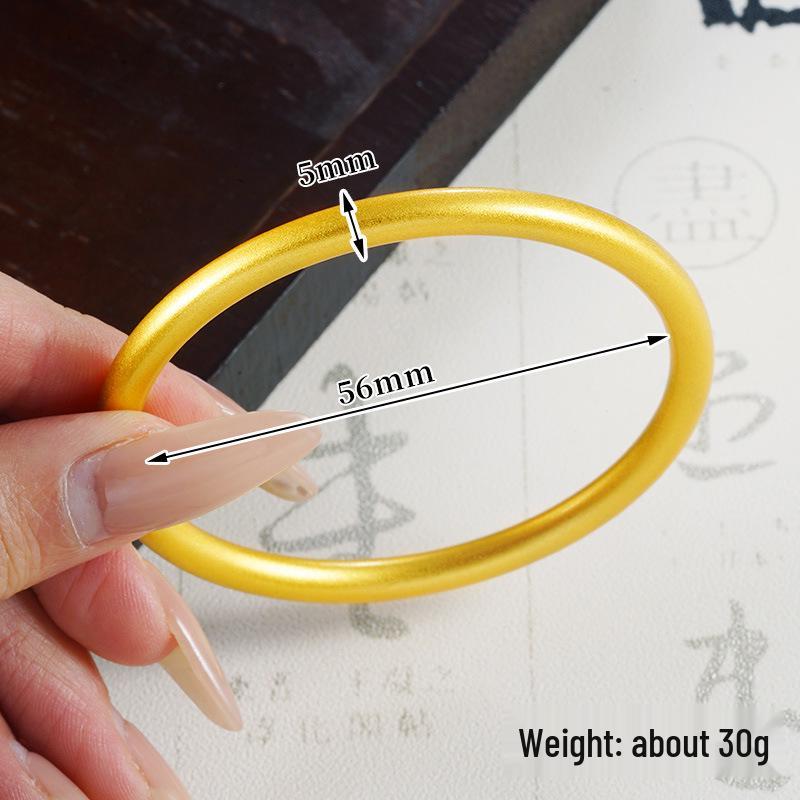 Vietnamese Gold Heritage Lotus Bracelet for Women: Long-Lasting, Ancient Chinese Style, Colorfast Simulation