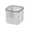 Mini Desktop Trash Can Transparent Countertop Waste Bin Household Bedroom Bedside Garbage Storage Bathroom Supplies