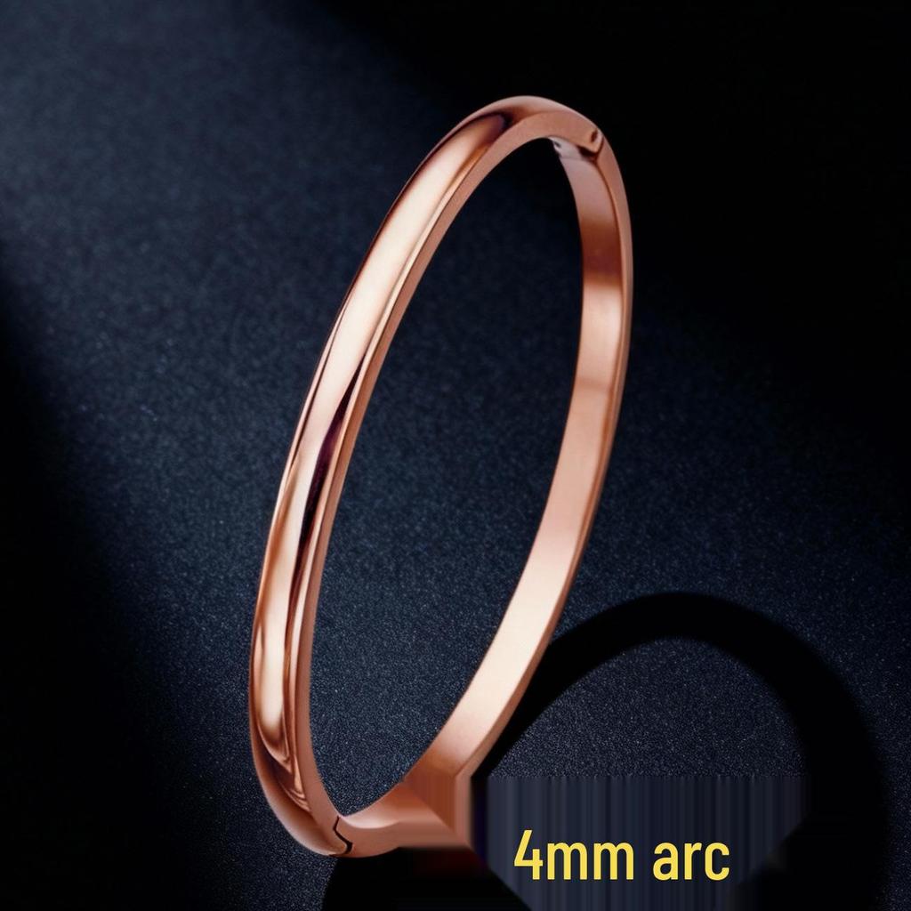 Women's Luxury Stainless Steel Bracelet: Electroplated Titanium, Full Diamond Set, European-American Style