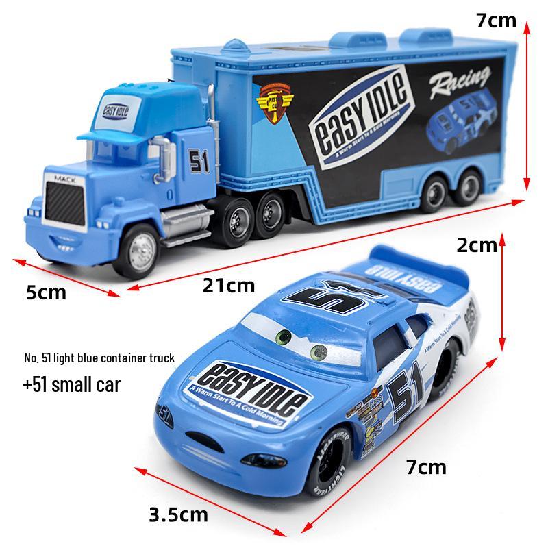 Mack Truck & Race Car Alloy Toy Set for Kids