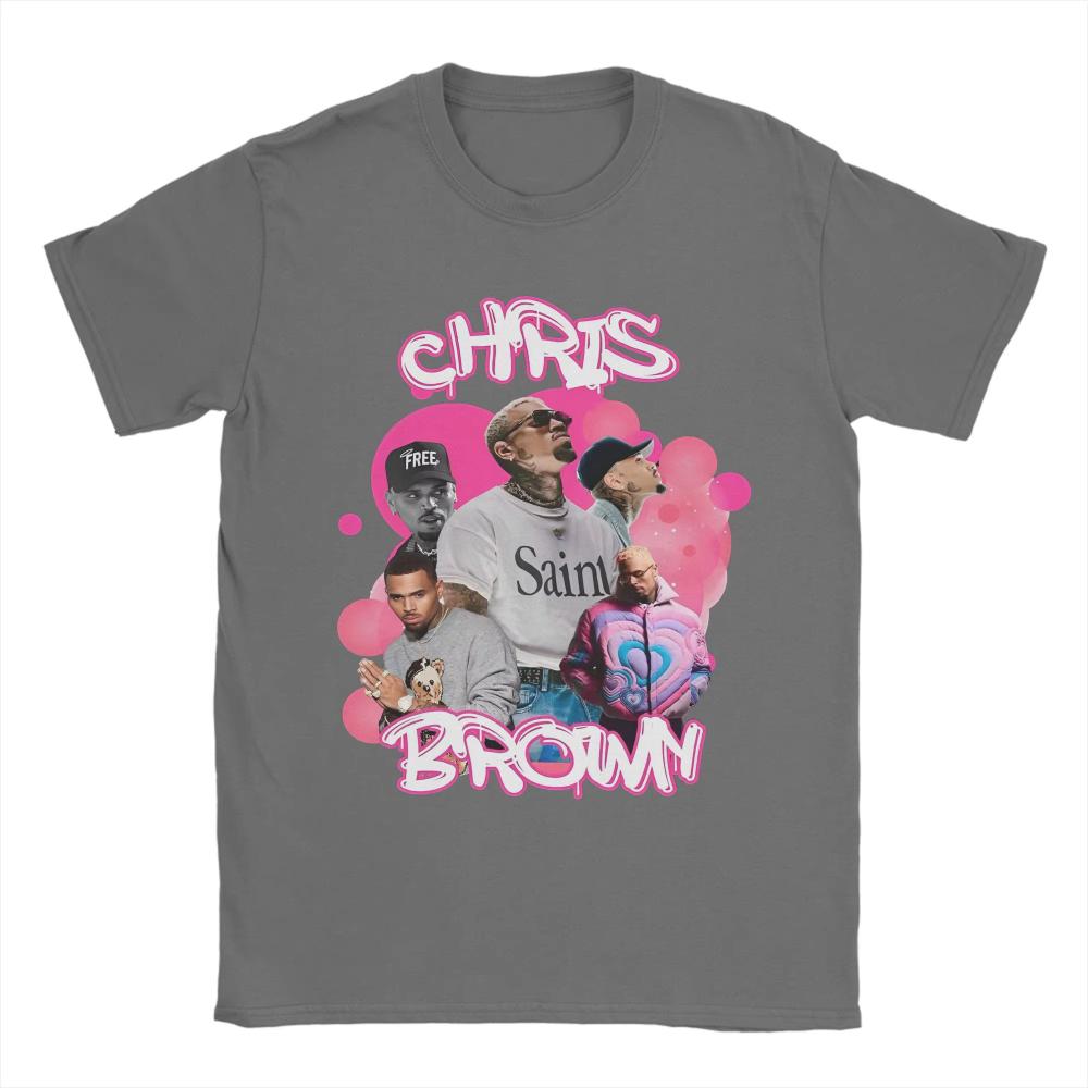 Unisex TShirt Chris Brown Breezy Bowl XX Tour 2026 Fashion Cotton Tee Short Sleeve Rapper T Shirt Round Collar Tops Plus Size