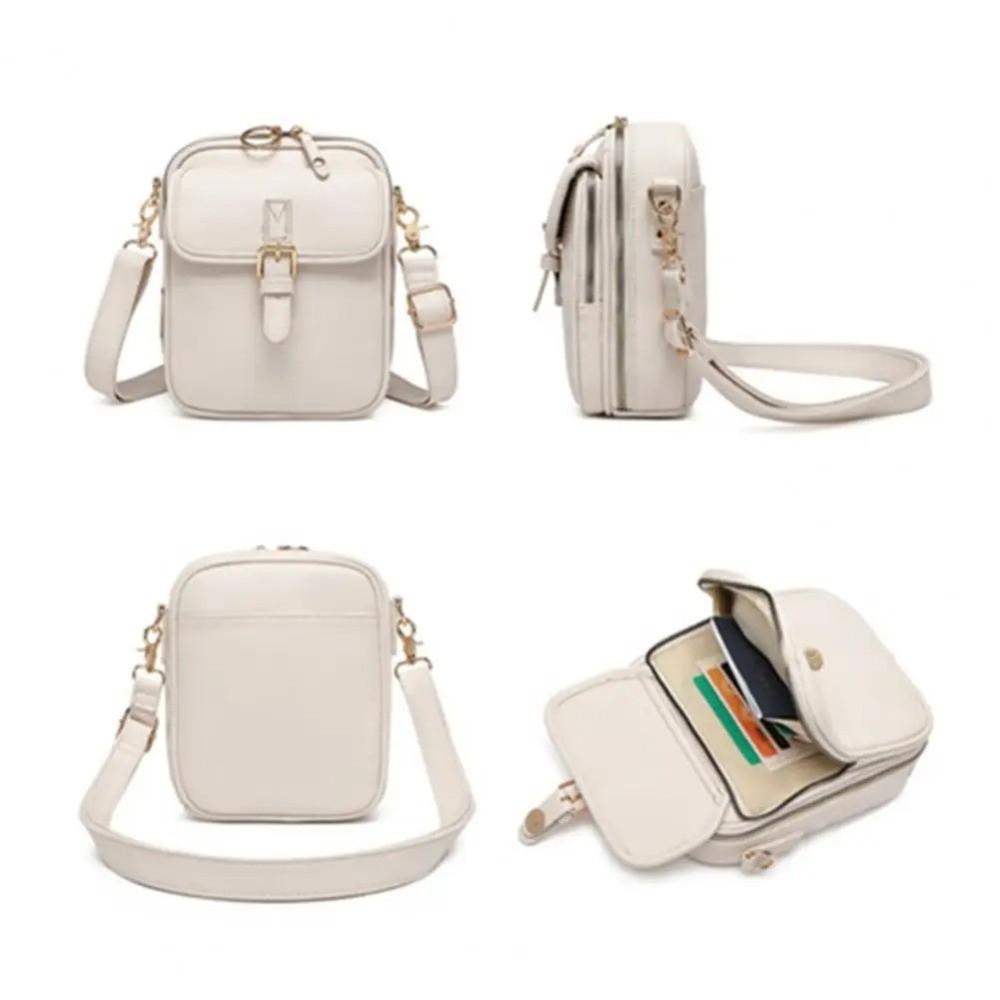 Mit verstellbarem abnehmbarem Riemen Crossbody Ledertasche Leder Handy Handtasche Geschenke