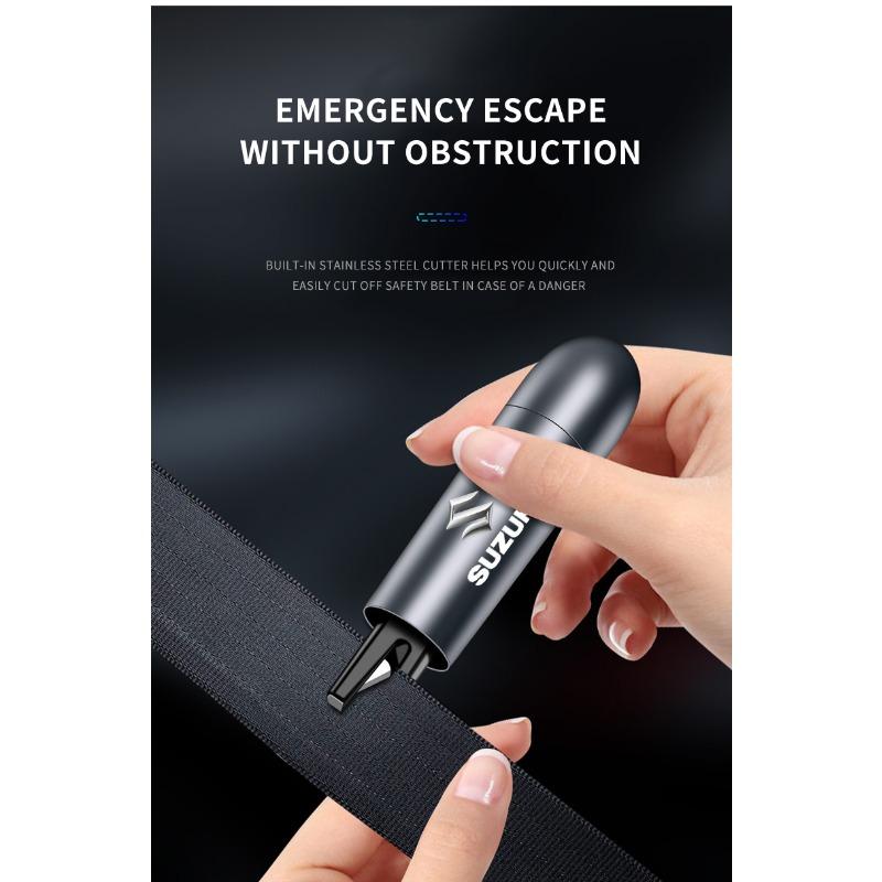 Car Safety Hammer Emergency Window Breaker Seat Belt Cutting Machine for Suzuki Grand Vitara Jimny Swift Alto GSR GSR750 GSR600 DRZ GSXF SV 650