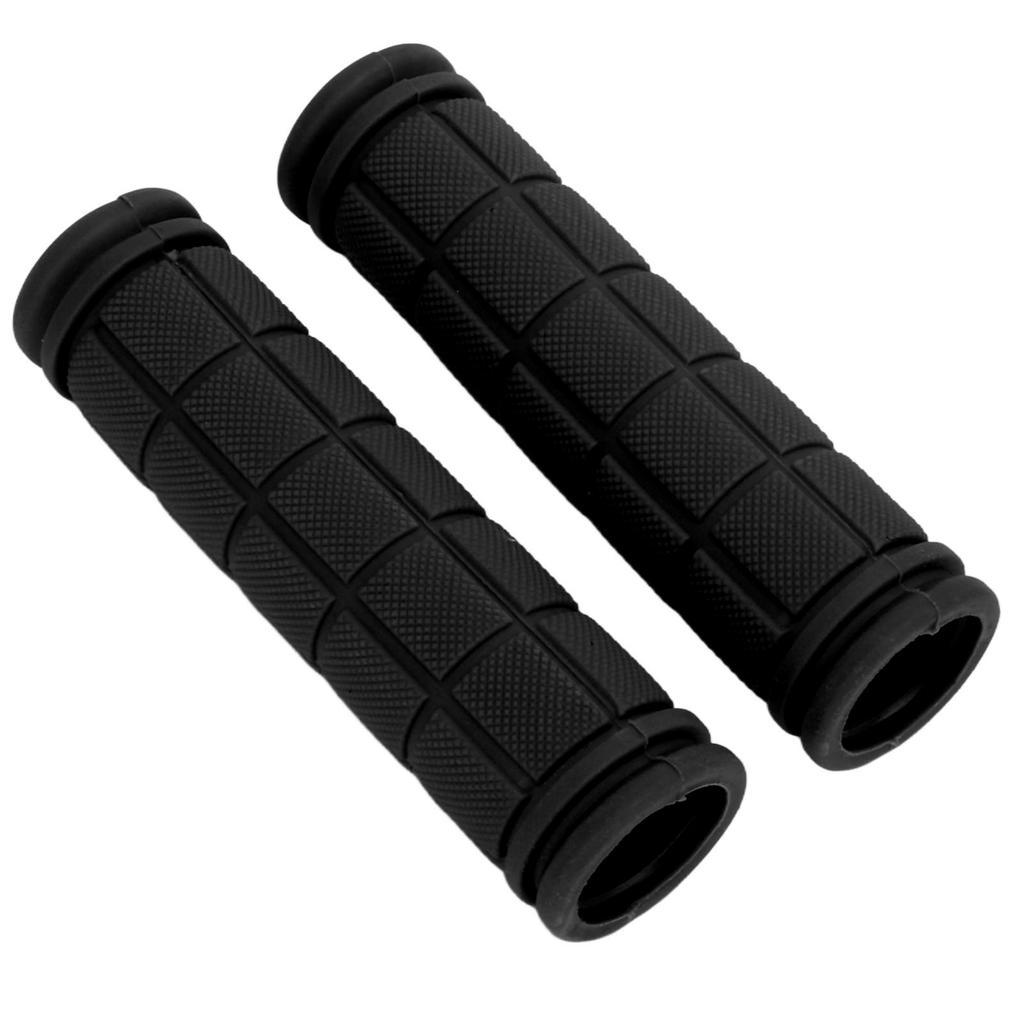 1Pair Rubber Bicycle Handle Grips Anti Slip Handlebar Grips for Mountain Road Urban Bike