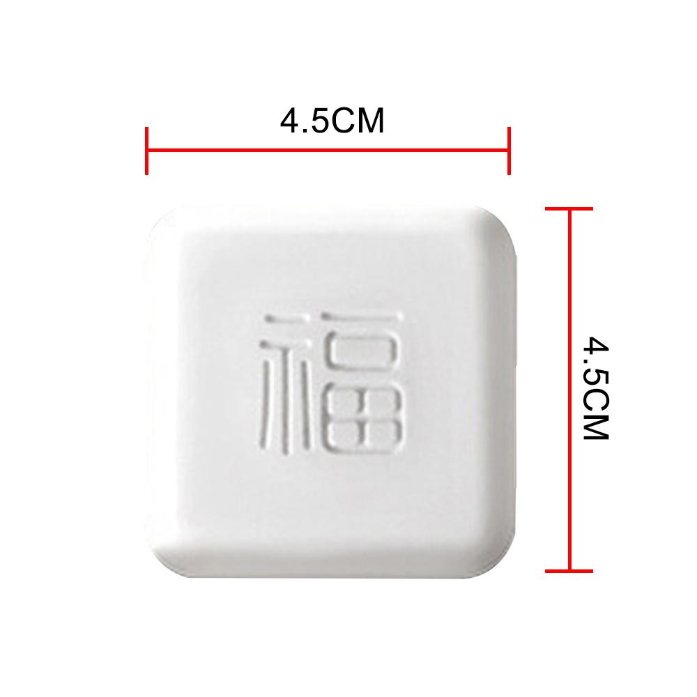 1 Pc Silicone Door Stopper Handle Bumpers Self Adhesive Mute Anti-Shock Protection Pad Square Wall Protector