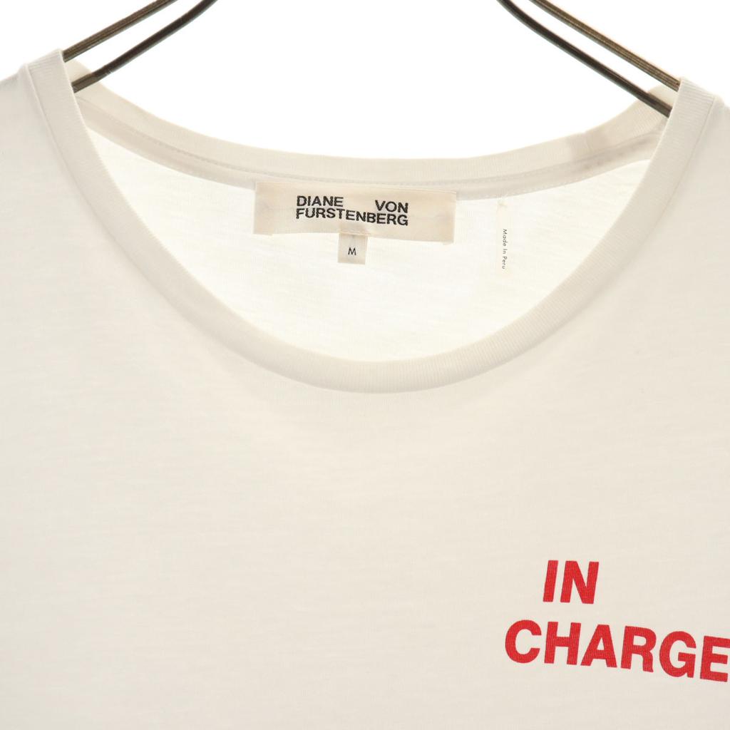 DIANE VON FURSTENBERG Made in Peru Short sleeve T-shirt M white Women Used