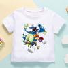 Rayman Legends Adventures Game Print Cartoon Kids T shirt Girls Summer Tops Baby Boys Clothes Children Short Sleeve