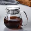Stainless Steel Lid Glass Coffee Server