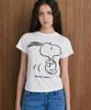 LADY VOLUME Move Snoopy T-Shirt (Ivory)
