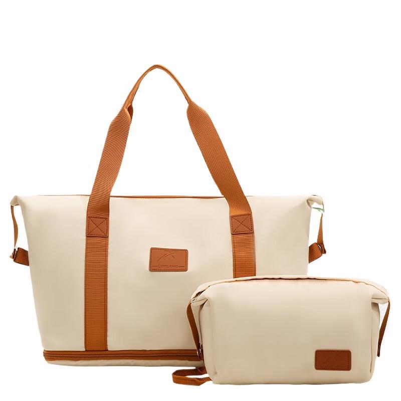 Newcity Khaki Expandable Travel Sports Bag