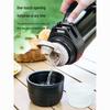 Men's 304 Stainless Steel Thermos Flask: Large Capacity, Portable Water Bottle for Outdoor Travel