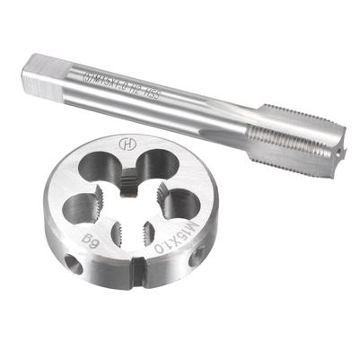 Uxcell Metric Tap and Die Set, HSS Machine Thread Tap, Alloy Tool, Steel with Round Thread Die, M15x1mm