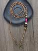 Detachable Hand-beaded Phone Lanyard Retro Neck Slant Phone Accessories