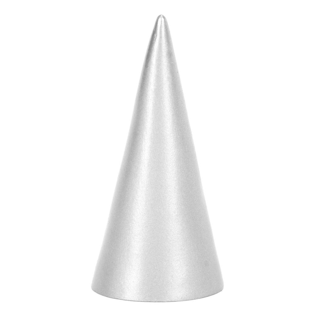 Ringholder Kjegleformet Smykker Ringdisplayholder for Forlovelses- eller Vielsesringer Sølv
