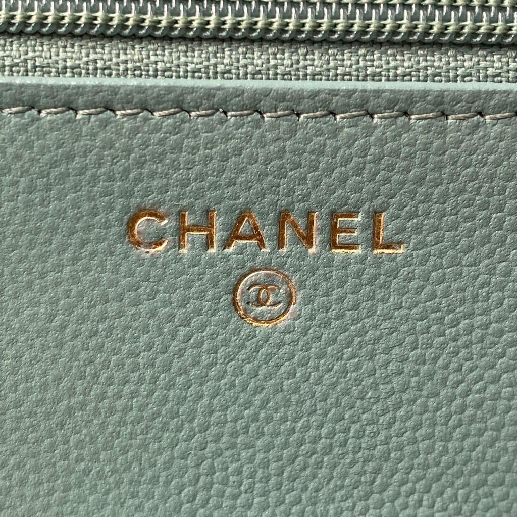 Used CHANELShoulder Bag Green system Women