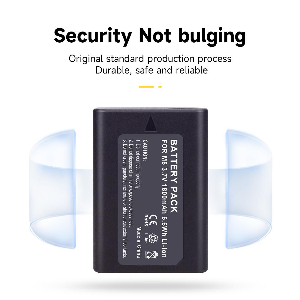 PALO 3.7V 1800mah for Leica M8 M8.2 M9 M9-P MM ME M-E Camera