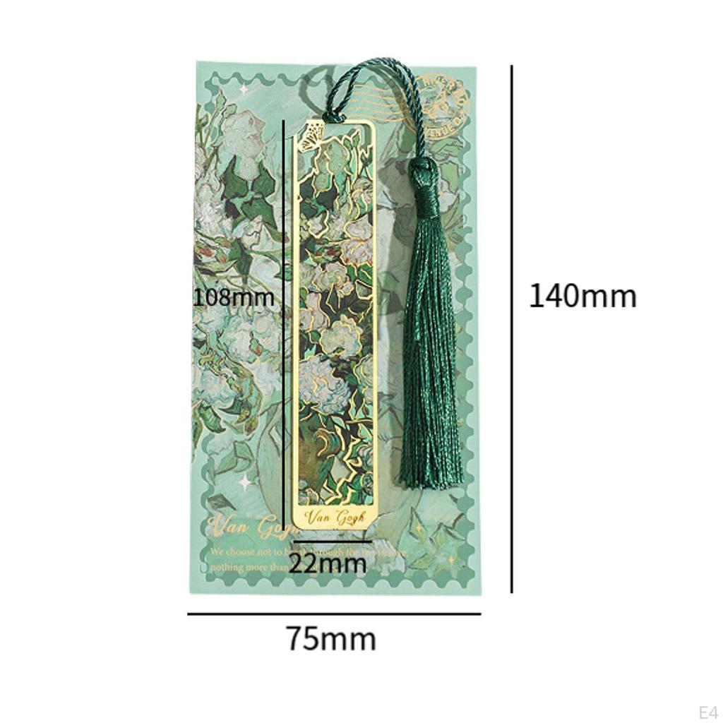 3 Pack Flower Bookmarks, Book Markers with Tassels, Accessories for Men And Women