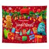 2025 Merry Christmas Tapestry: Festive Holiday Background Wall Hanging for Party Decoration