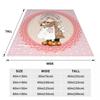 Sarah Kay Kitten Knitted Blankets Flannel Super Soft Throw Blankets for Car Sofa Couch Bed Rug