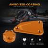 For KTM 790 Duke 790 Adventure /Adventure R 2018-2025 890 Duke/Duke L 2021-2025 Front Rear Brake Fluid Reservoir Cap Cover
