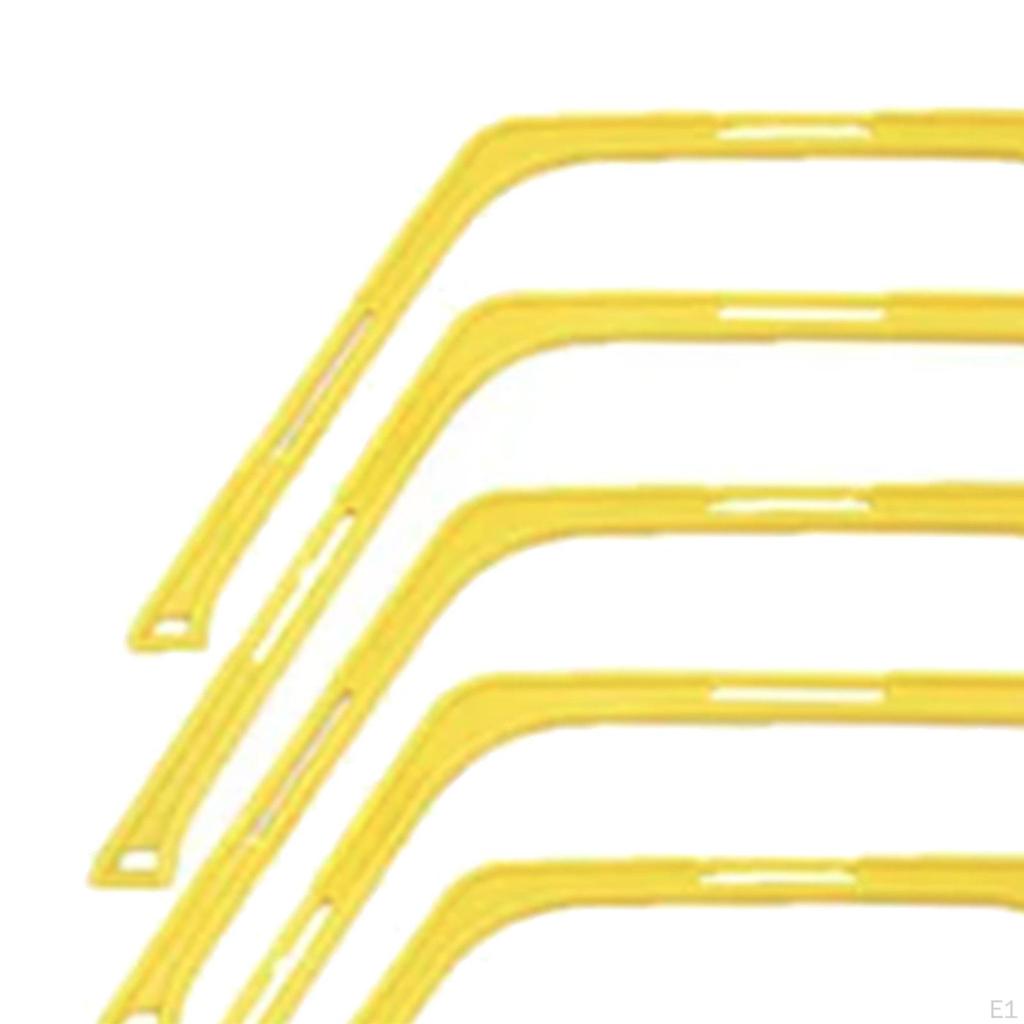 Hex Agility Rings Footwork Training and Speed Hurdles Ladder Multifunction Workout Soccer