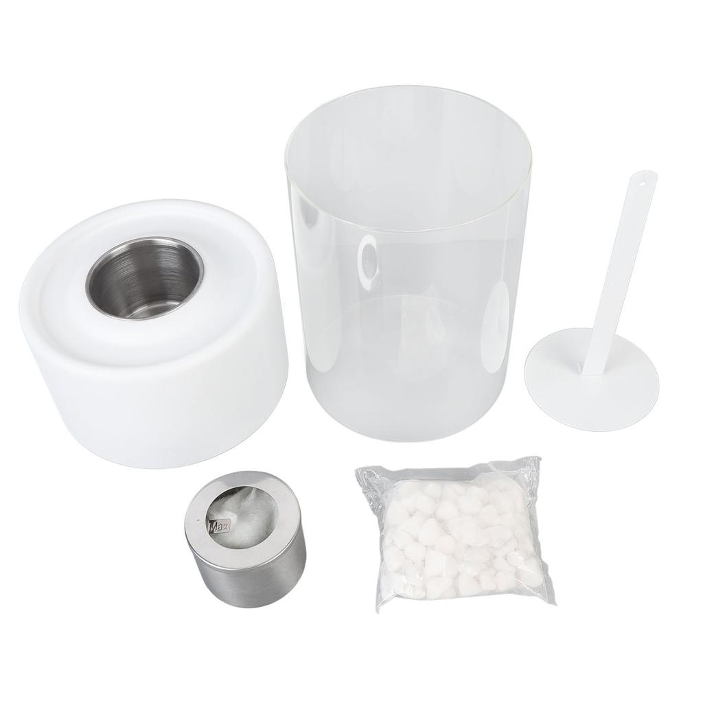 Tischkamin Tragbar Rauchfrei Innen Außen Tischkamin Mittelstück für Zuhause Weiß