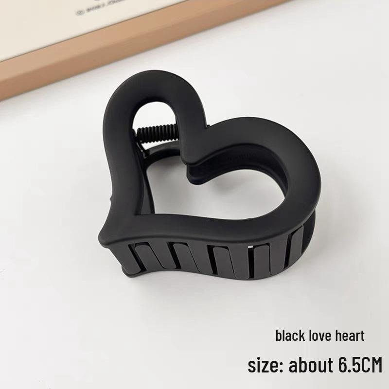 Women's Matte Milk Coffee Hair Claw Clip - Large, Cute Shark Clip Headdress