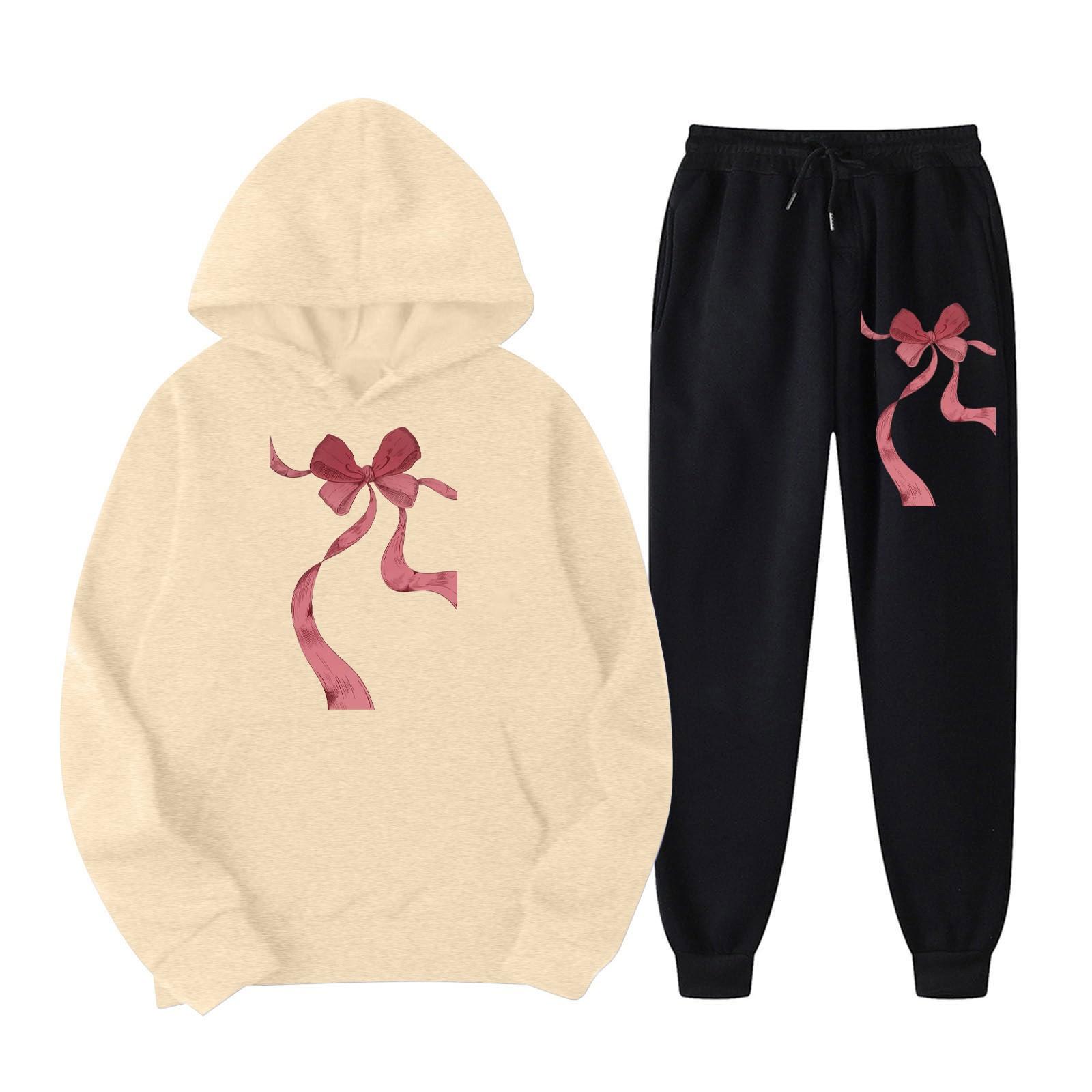 

Модный повседневный удобный спортивный костюм с бантом XL жёлтый