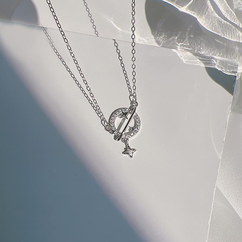 Kısa Gezegen Kolye, Trendy Kadın İnternet Ünlü Instagram, Fantasy Universe Yıldız Püskül, Zirkon Yaka Zinciri, Soğuk Rüzgar Kolye