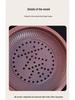 Premium Purple Clay Jianshui Ceramic Tea Wastewater Bowl & Storage Pot Holder
