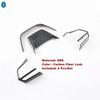 Carbon Fiber Look Car Steering Wheel Bottom Decor Frame Cover Trim ABS Accessories Fit For Toyota Highlander