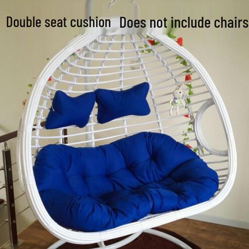 Double Hammock Hanging Chair Cushion - Thick, Washable Rattan Chair Cover for Autumn
