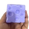Super Soft Cheese Squeezed Cube 6/7cm Cheese Stress Ball Giant Cheese Squeeze Toy  Stress Relief