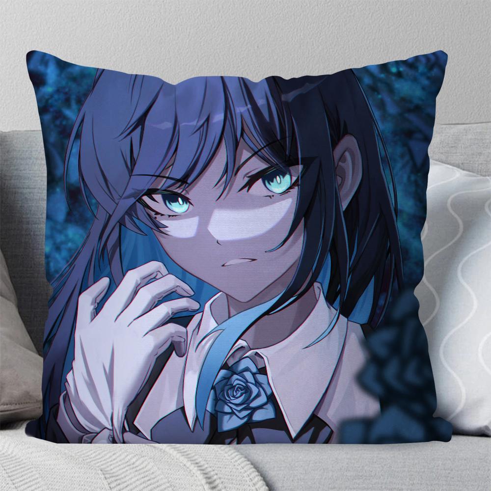 Japanese Female Singer A-Ado Pillow Case Square Pillow Bedroom Sofa Leisure Comfortcushion Car Living Room Home Decoration 40X40