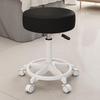 Beauty Rotating Stool with Backrest - Makeup/Barber/Dressing Table Chair with Casters