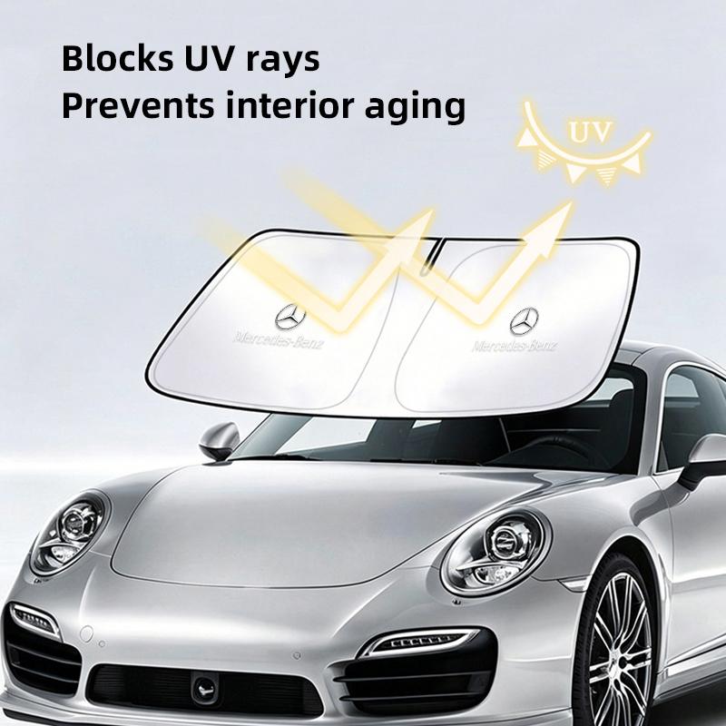 Mercedes Benz Car Windshield Sunshade Accessories For Mercedes Benz AMG W203 W206 W220 W205 W211 W212 W201 W168 W169 GLA GLB GLC BM1