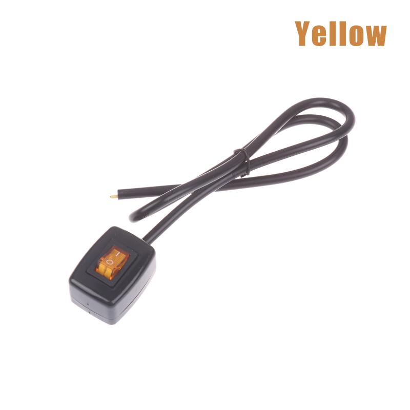 Paste Type Switch Car Push Button Switch With Led Light On/Off Dc12V/10A 24V/5A Diy Car Switch Spst Rocker Switch With Cable