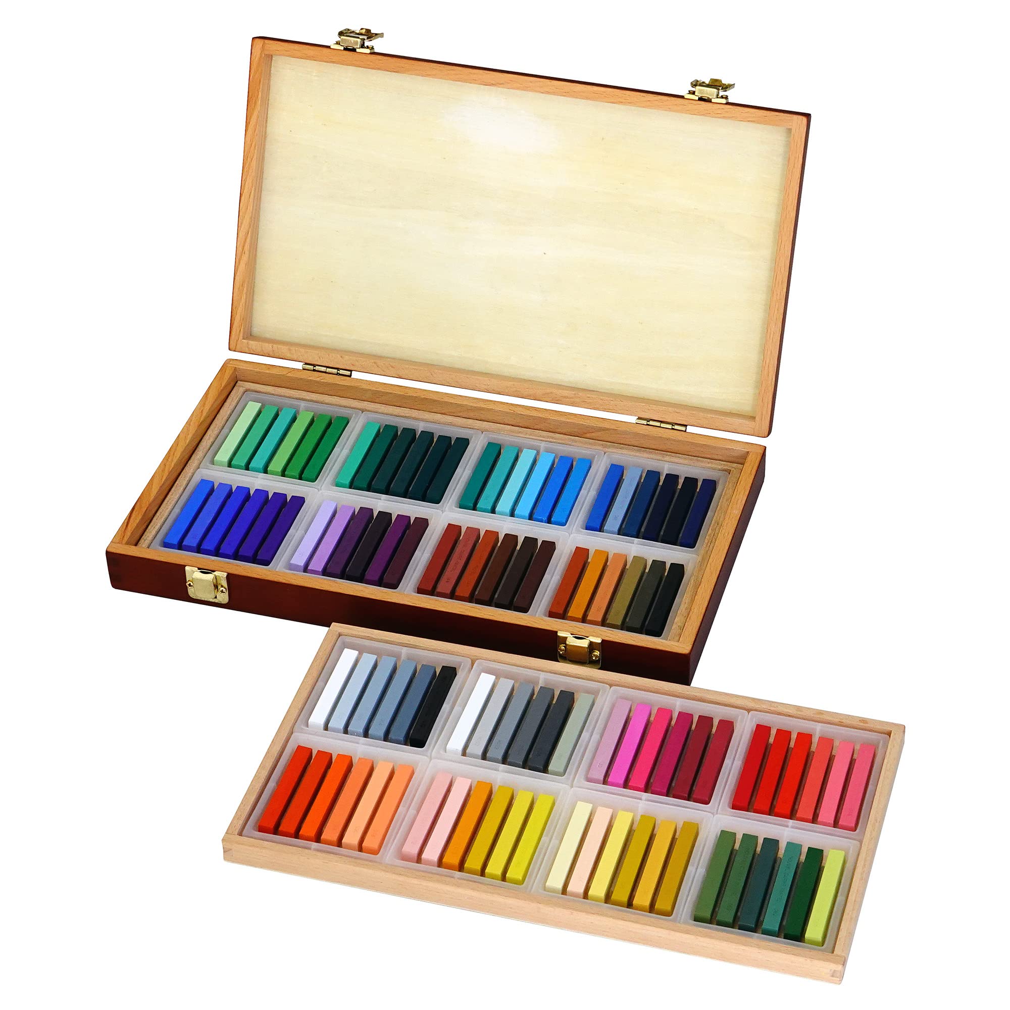 

Talens Japan Nouvelle Curry Pastel 96 цветов, набор в деревянной коробке N 420648