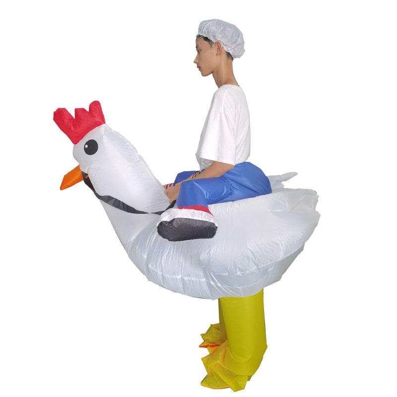 Inflatable Red Rooster Costume for Cosplay & Parties