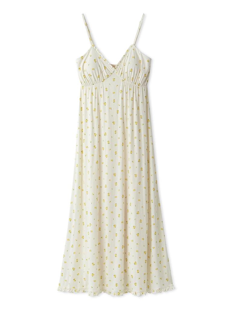 Gelato Pique Little Rose Pattern Cami Dress PWCO254242YELF Cup-in