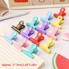 10pcs Multifunction Bag Chip Clips Food Clips Photo File Clamps Kitchen Tool Household Close Clip Stationery Office Supplies