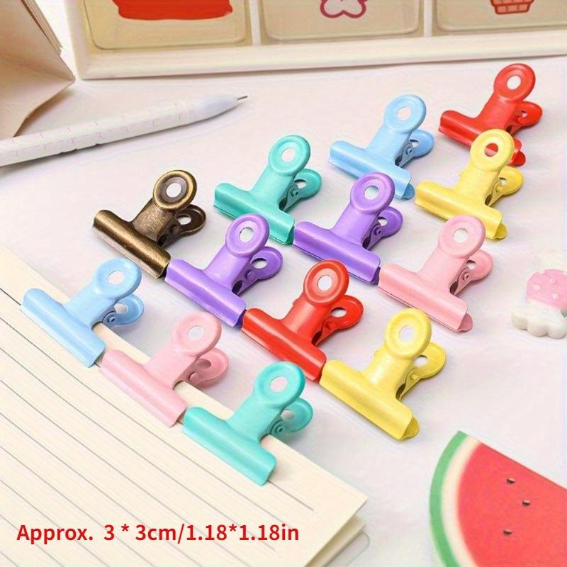 10pcs Multifunction Bag Chip Clips Food Clips Photo File Clamps Kitchen Tool Household Close Clip Stationery Office Supplies
