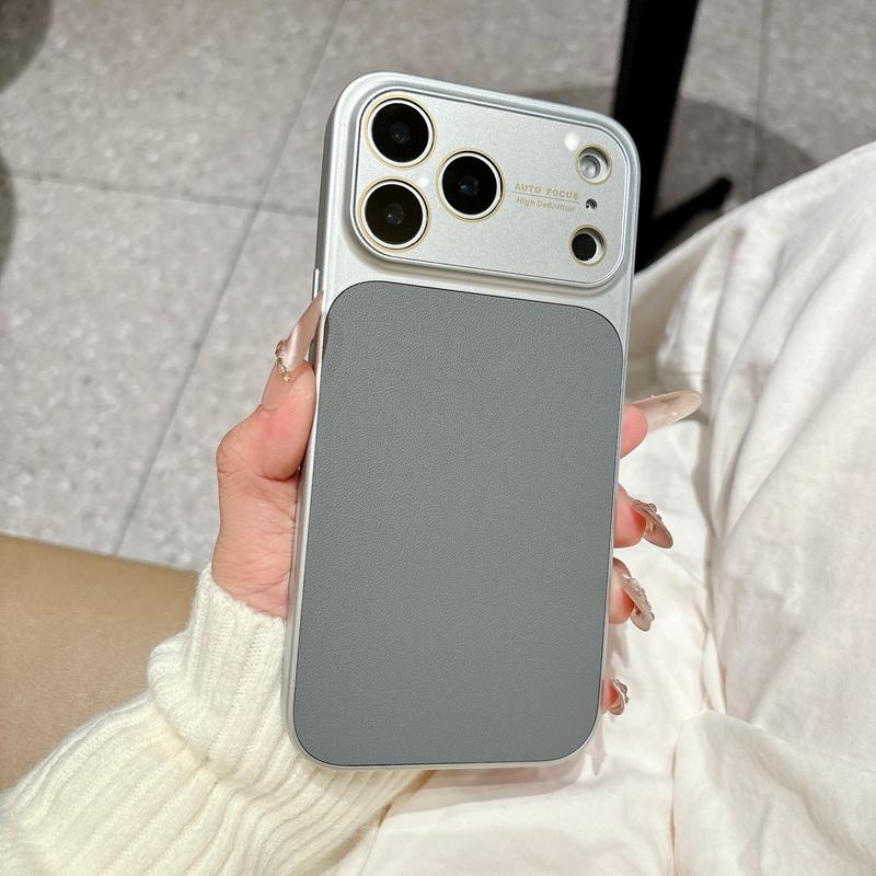 Luxury Cortex Leather Phone Case For iPhone 11 12 13 14 15 16 17 Pro Max 17 Plus Shockproof Bumper Back Cases Cover